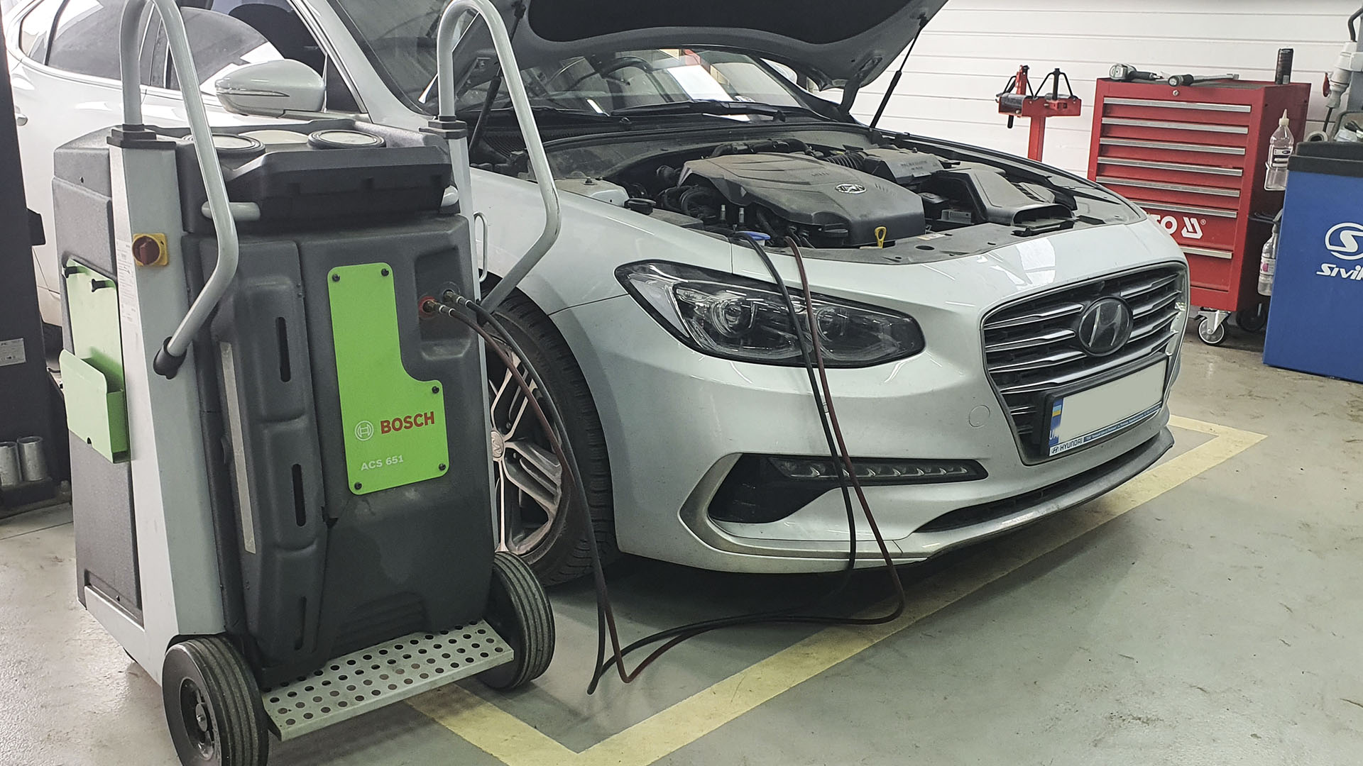 кондиціонер автокондиціонер заправка автокондиціонеру сто ремонт авто механік Полтава бош 